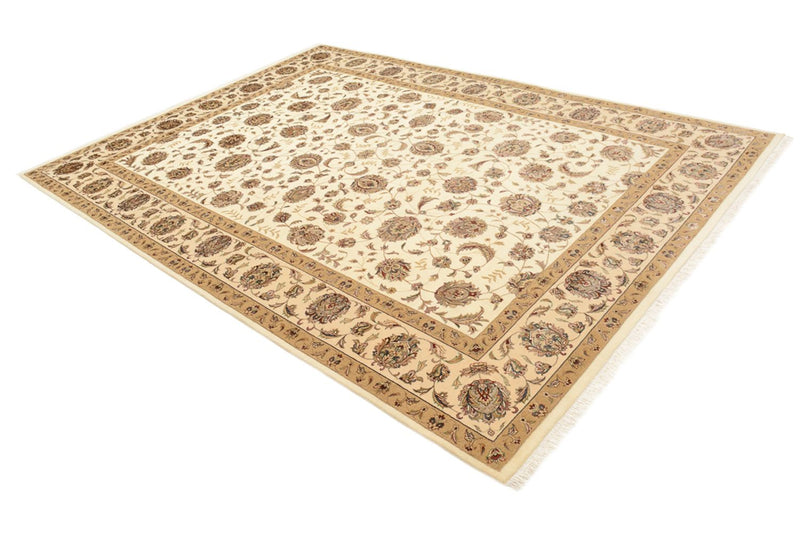 Orientaliska mattor - Tabriz - 305 x 217 cm - ljusbeige