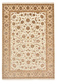 Orientaliska mattor - Tabriz - 241 x 167 cm - ljusbeige