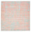Designermatta kvadrat  - 255 x 248 cm - orange