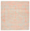 Designermatta kvadrat  - 251 x 251 cm - orange