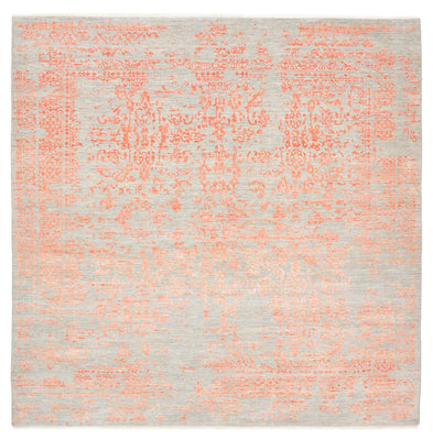 Designermatta kvadrat  - 254 x 251 cm - orange