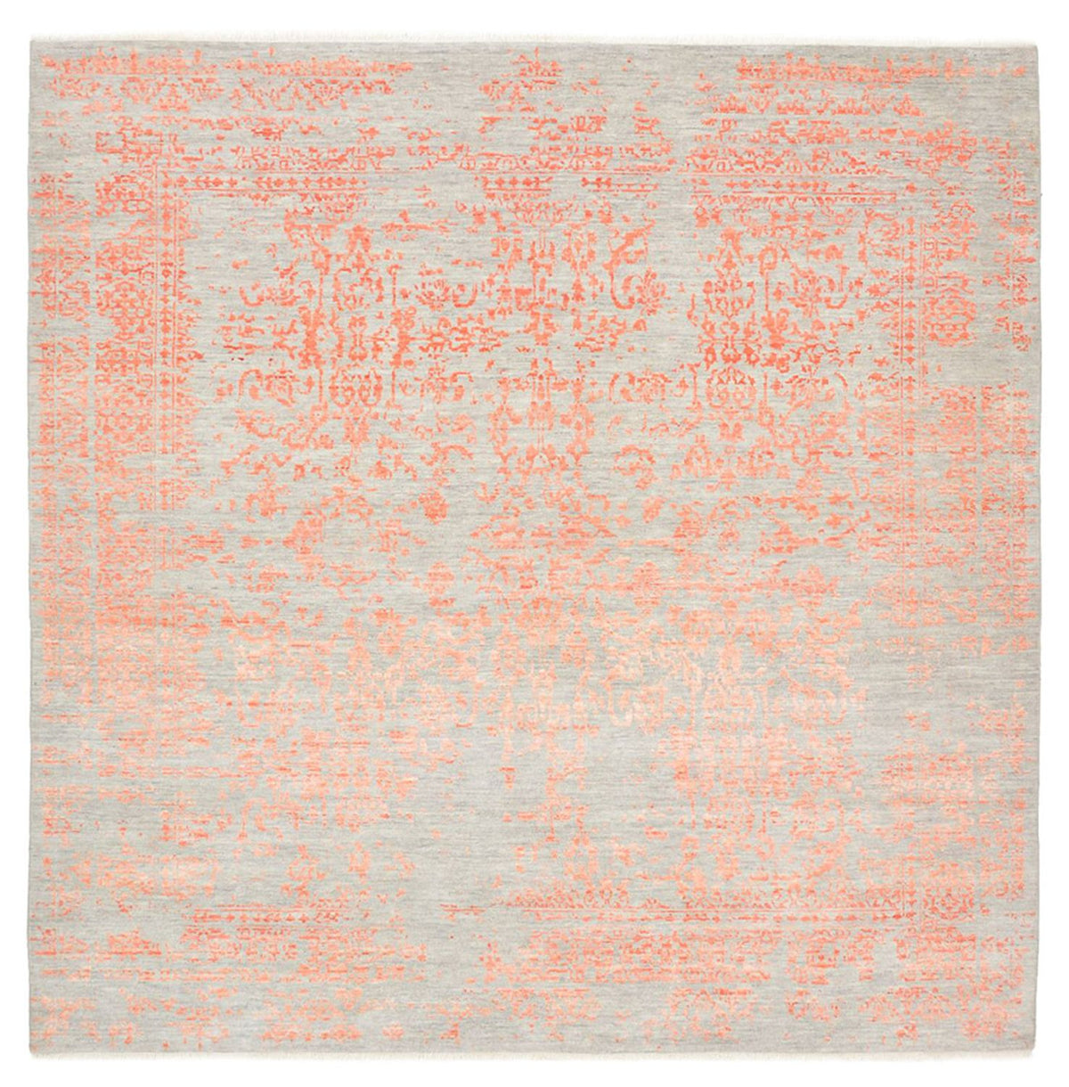 Designermatta kvadrat  - 254 x 251 cm - orange