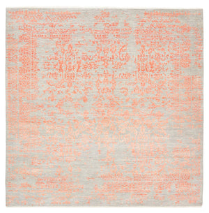Designermatta kvadrat  - 254 x 251 cm - orange