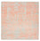 Designermatta kvadrat  - 254 x 251 cm - orange