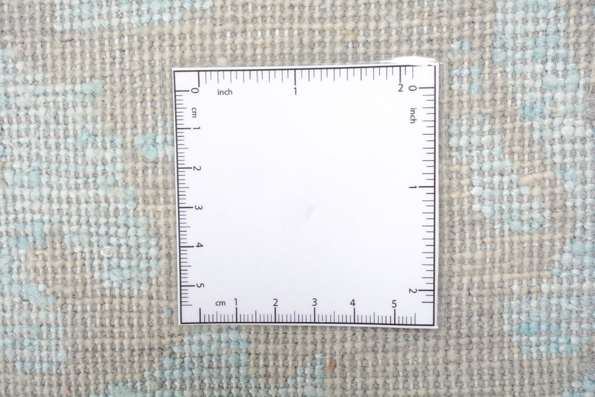 Designermatta kvadrat  - 309 x 301 cm - ljusblå