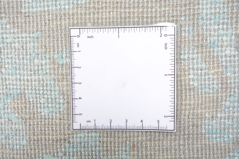 Designermatta kvadrat  - 309 x 301 cm - ljusblå