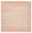 Designermatta kvadrat  - 304 x 303 cm - orange