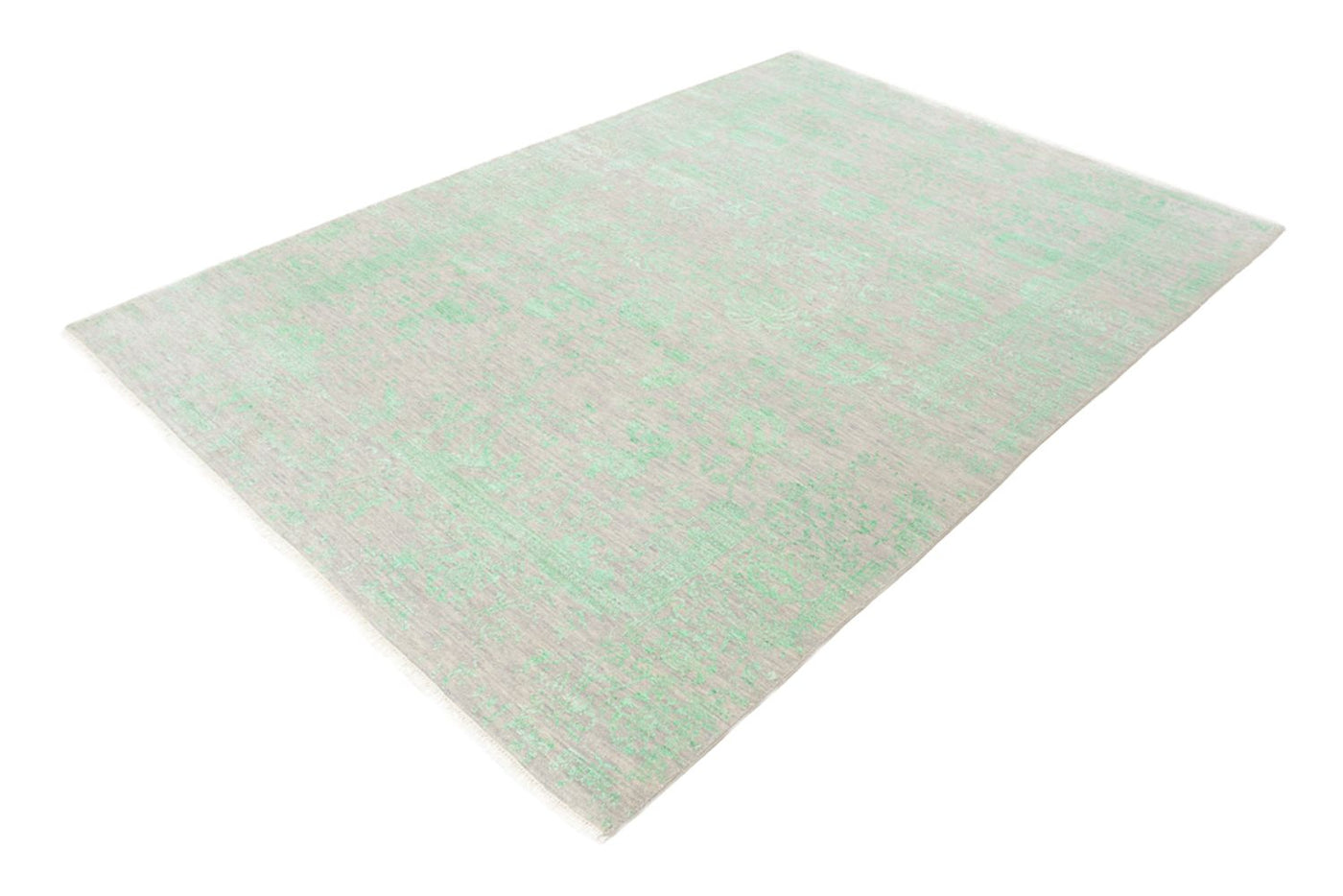 Designermatta - 244 x 171 cm - ljusgrön