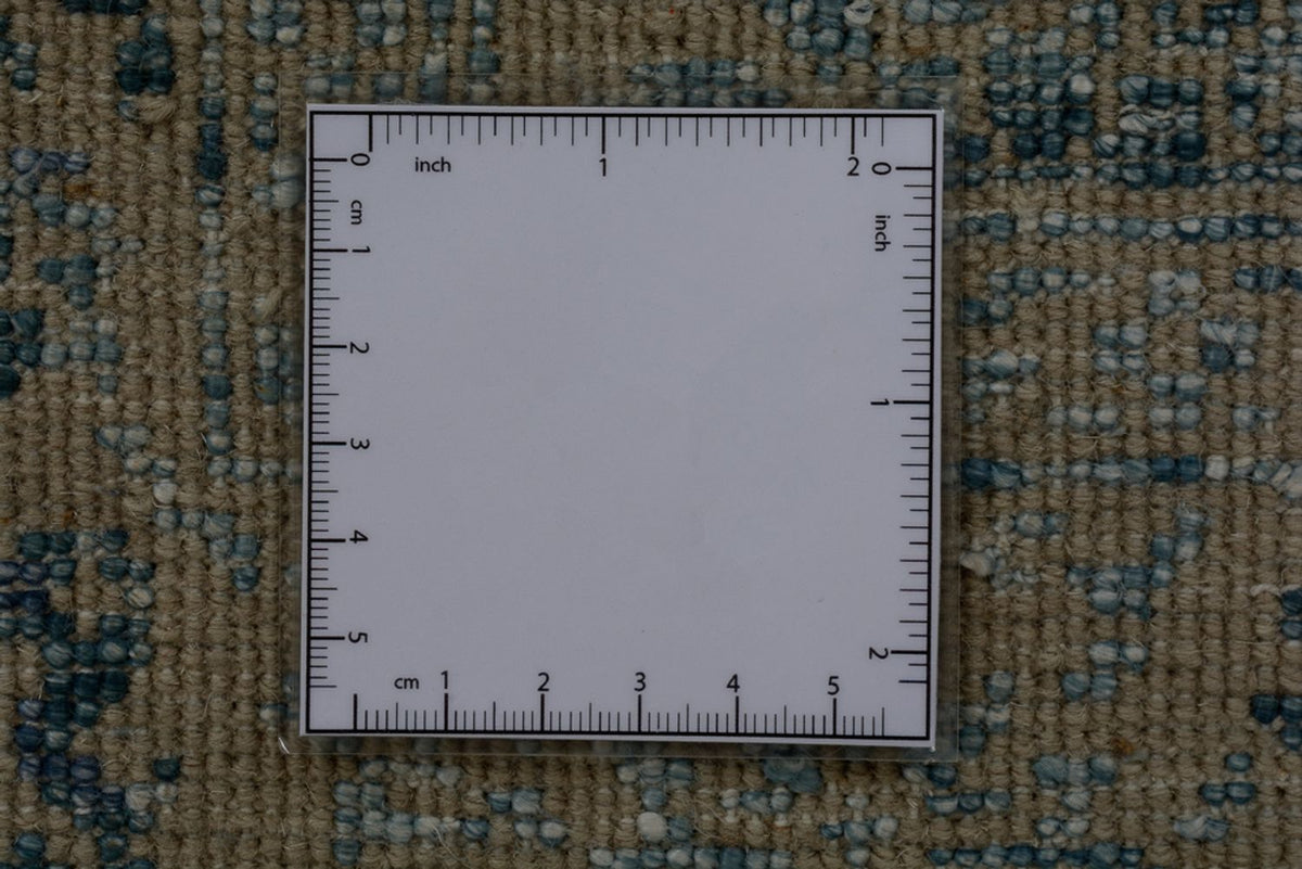 Designermatta - 175 x 123 cm - ljusblå