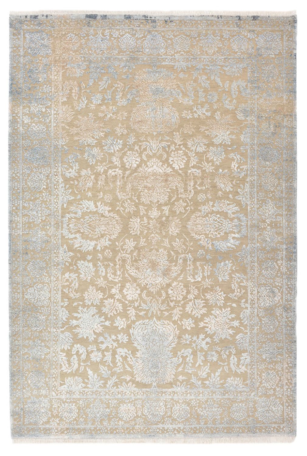 Designermatta - 243 x 166 cm - ljusbeige