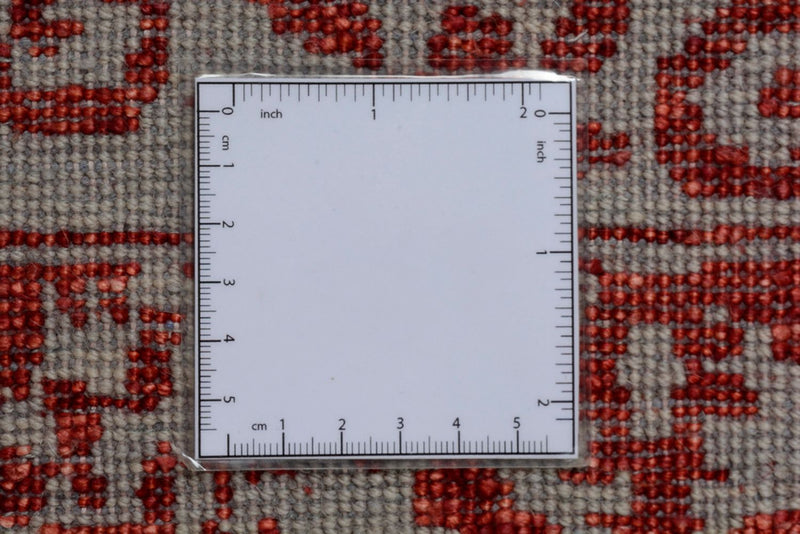 Designermatta - 297 x 245 cm - ljusröd