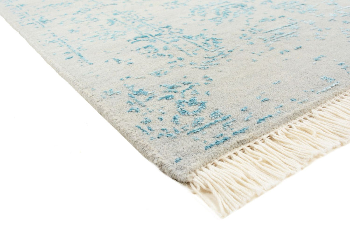 Designermatta - 151 x 105 cm - ljusgrå