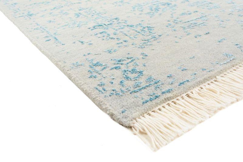 Designermatta - 151 x 105 cm - ljusgrå