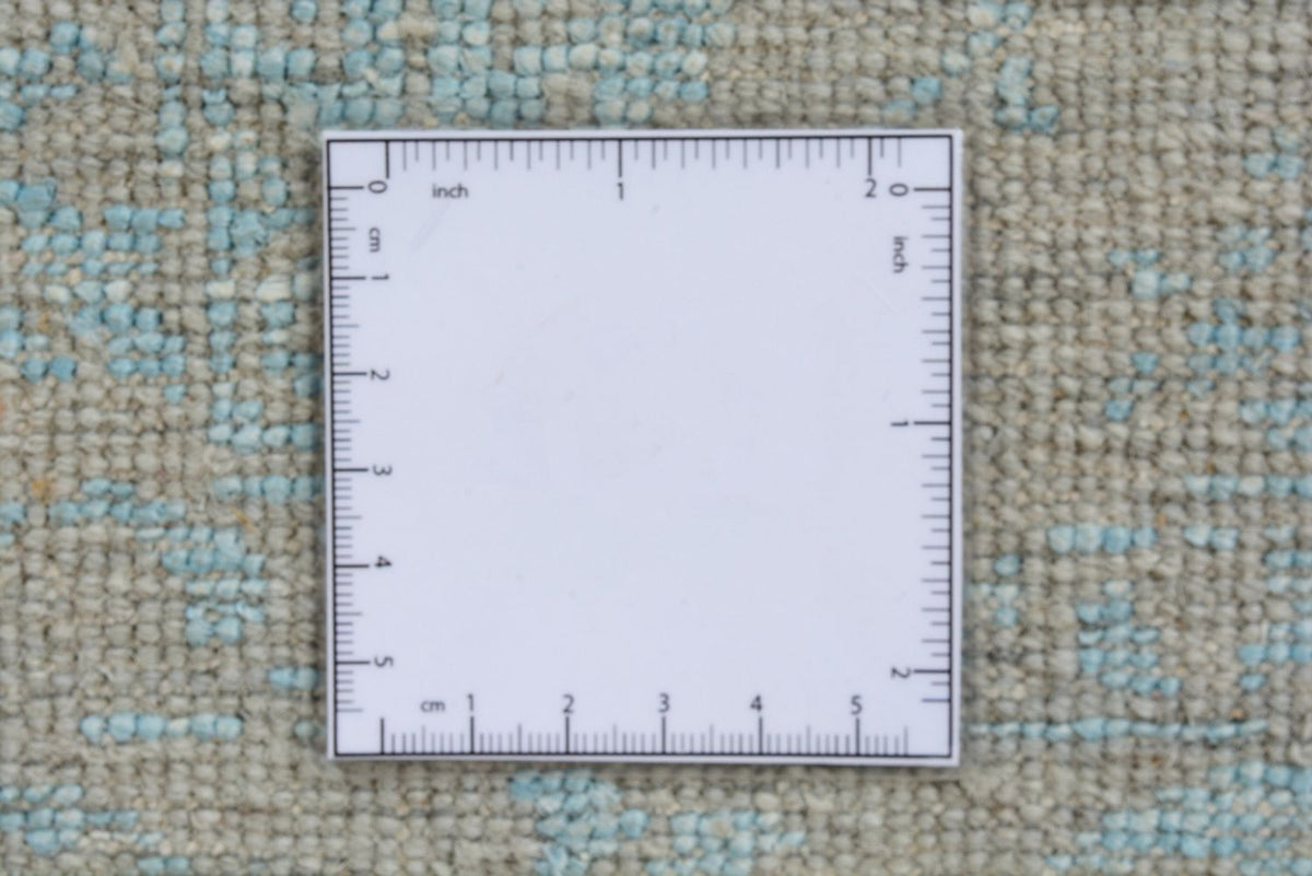 Designermatta - 202 x 155 cm - ljusgrå