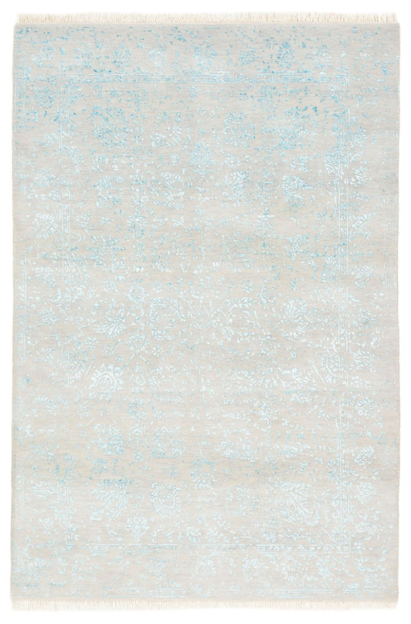 Designermatta - 181 x 122 cm - ljusgrå