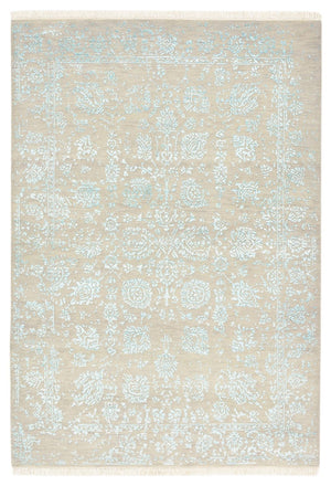 Designermatta - 177 x 124 cm - ljusgrå