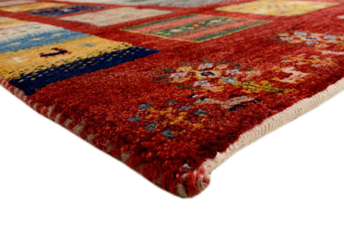 Gabbeh-mattan - Loribaft Indus - 204 x 150 cm - flerfärgad