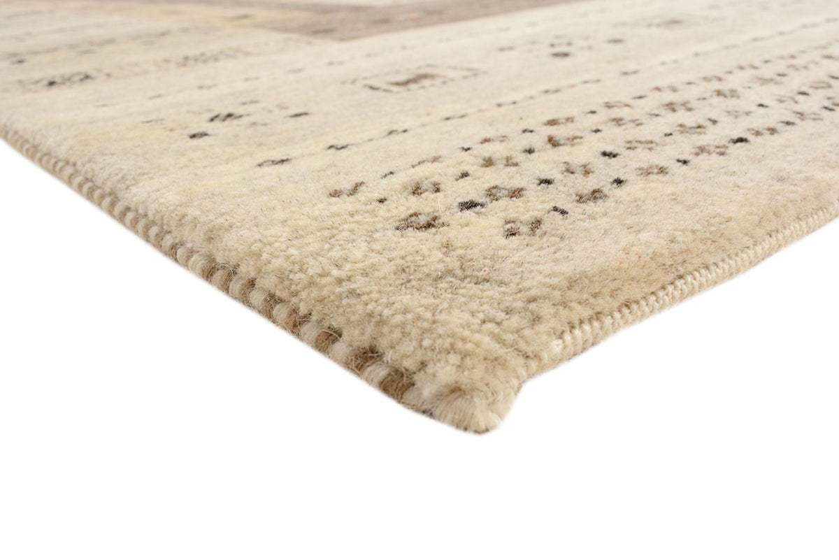 Gabbeh-mattan - Loribaft Indus - 203 x 146 cm - mörk beige