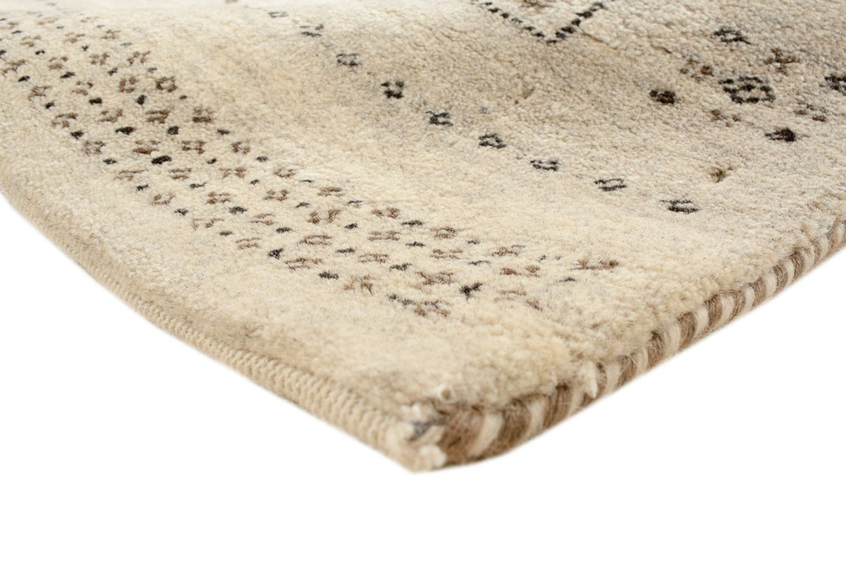 Gabbeh-mattan - Loribaft Indus - 203 x 146 cm - mörk beige