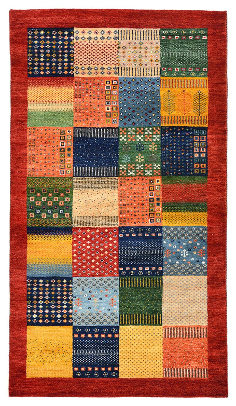 Gabbeh-mattan - Loribaft Indus - 162 x 91 cm - flerfärgad