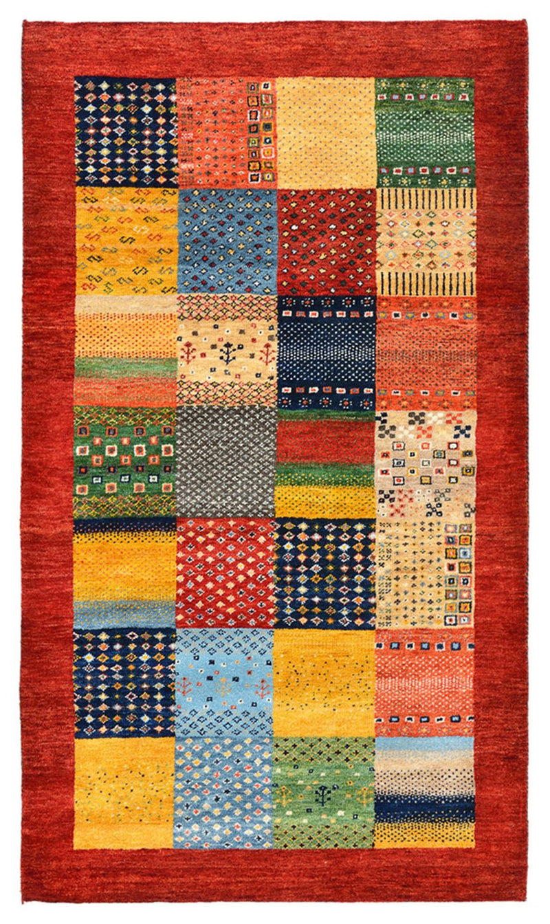 Gabbeh-mattan - Loribaft Indus - 163 x 96 cm - flerfärgad