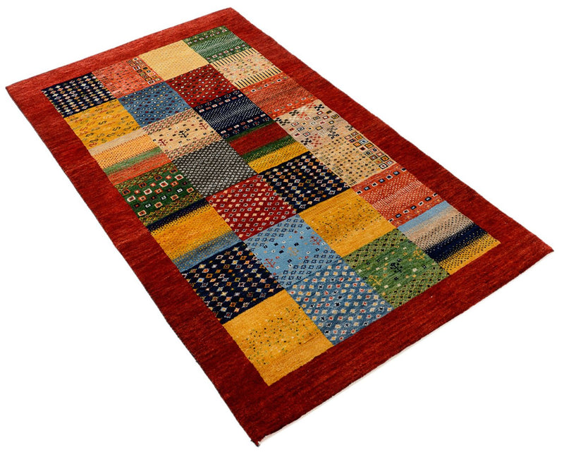 Gabbeh-mattan - Loribaft Indus - 163 x 96 cm - flerfärgad