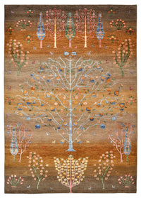 Gabbeh-mattan - Loribaft Indus - 244 x 174 cm - flerfärgad