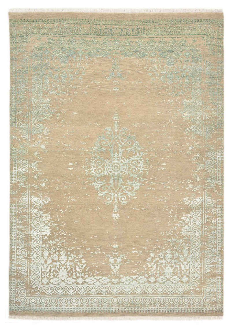 Designermatta - 243 x 172 cm - mörk beige