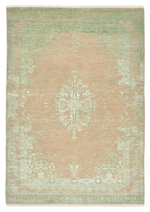 Designermatta - 239 x 171 cm - mörk beige