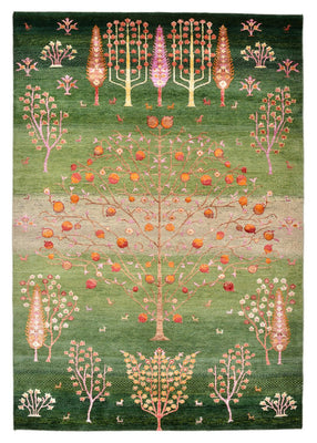 Gabbeh-mattan - Loribaft Indus - 246 x 171 cm - flerfärgad