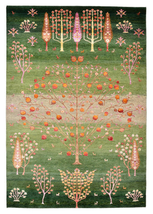 Gabbeh-mattan - Loribaft Indus - 246 x 171 cm - flerfärgad