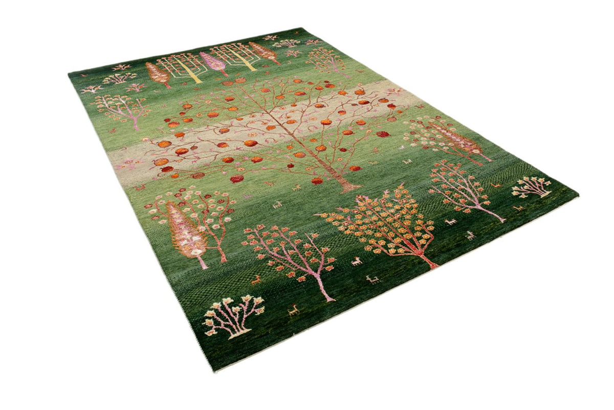 Gabbeh-mattan - Loribaft Indus - 246 x 171 cm - flerfärgad