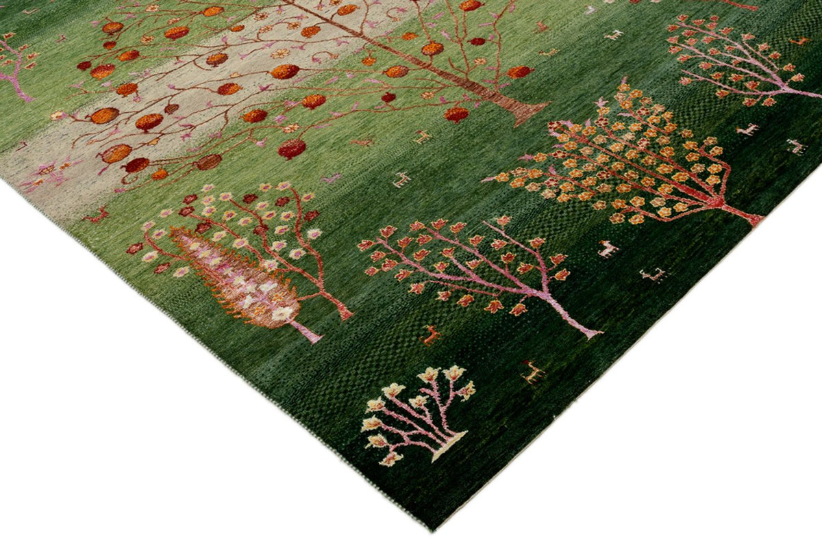 Gabbeh-mattan - Loribaft Indus - 246 x 171 cm - flerfärgad