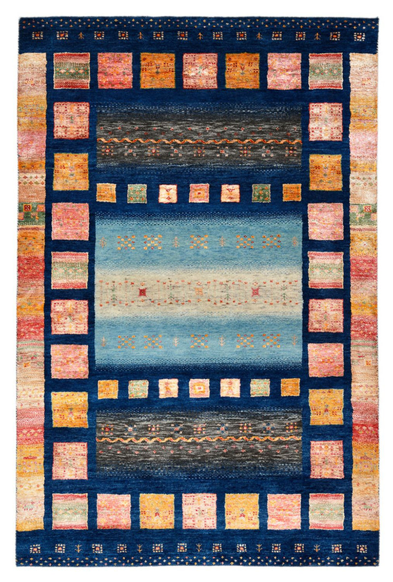 Gabbeh-mattan - Loribaft Indus - 187 x 125 cm - flerfärgad