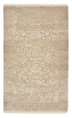 Designermatta - 153 x 94 cm - mörk beige