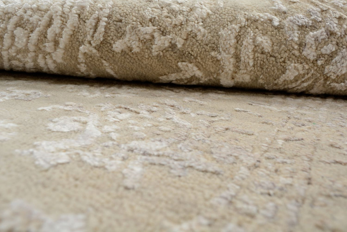 Designermatta - 153 x 94 cm - mörk beige