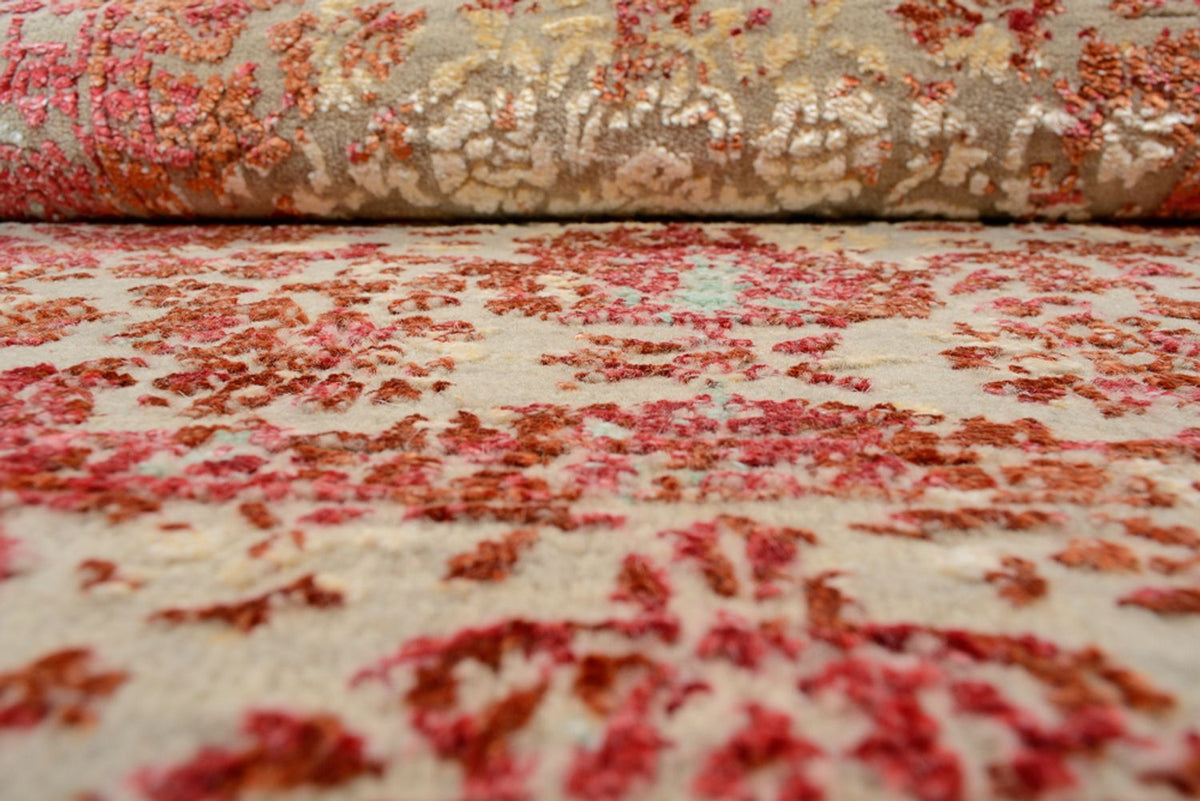 Designermatta - 134 x 71 cm - ljusröd