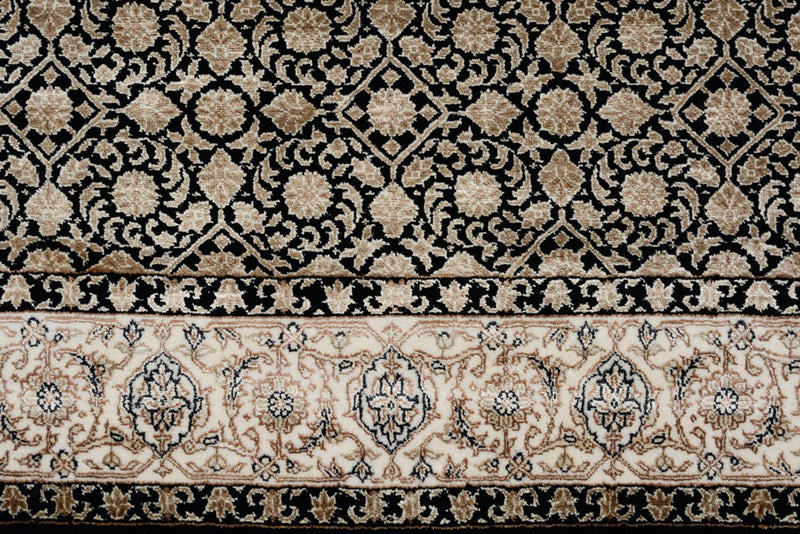 Orientaliska mattor - Bijar - Indus - 203 x 144 cm - mörk beige