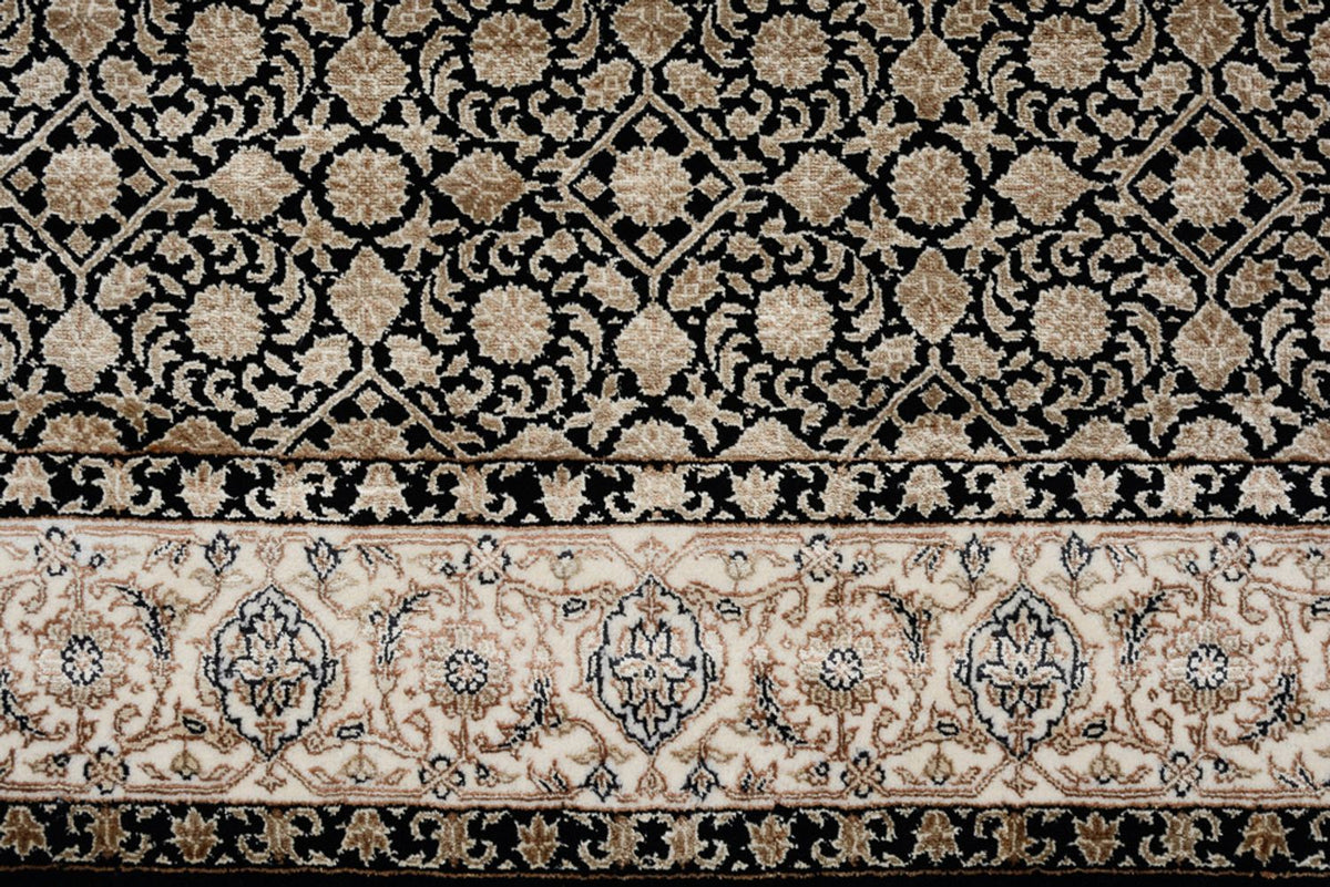 Orientaliska mattor - Bijar - Indus - 203 x 144 cm - mörk beige