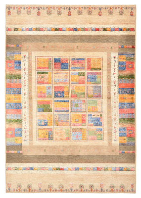 Gabbeh-mattan - Loribaft Indus - 244 x 171 cm - flerfärgad