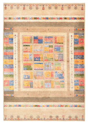 Gabbeh-mattan - Loribaft Indus - 244 x 171 cm - flerfärgad