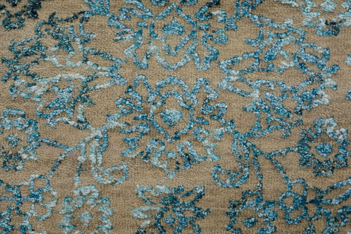 Designermatta - 150 x 95 cm - ljusblå