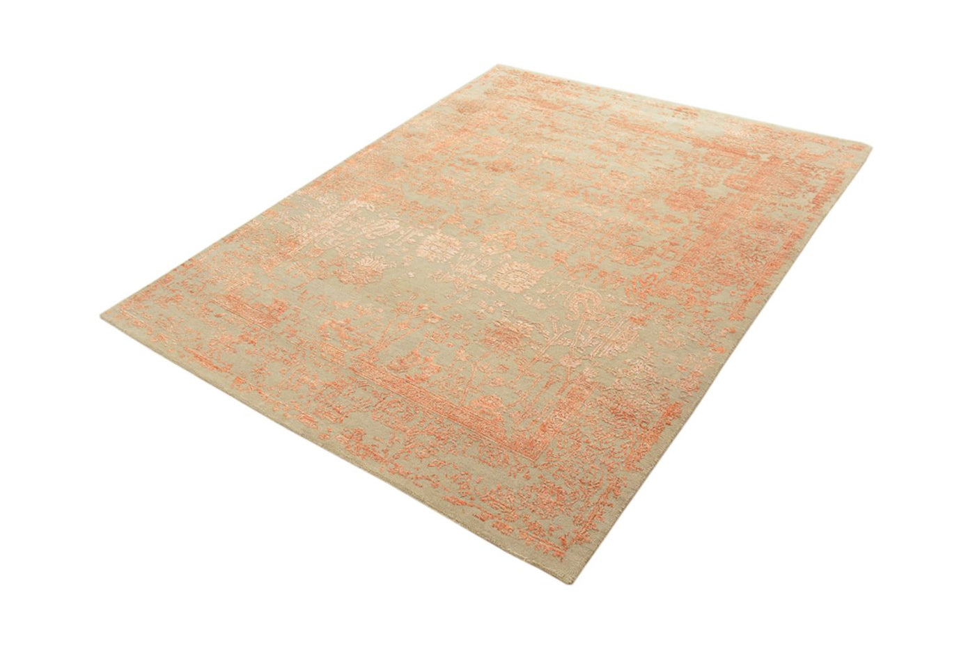 Designermatta - 186 x 151 cm - orange
