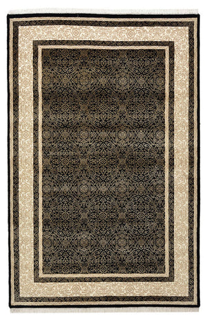 Designermatta - 153 x 101 cm - mörk beige