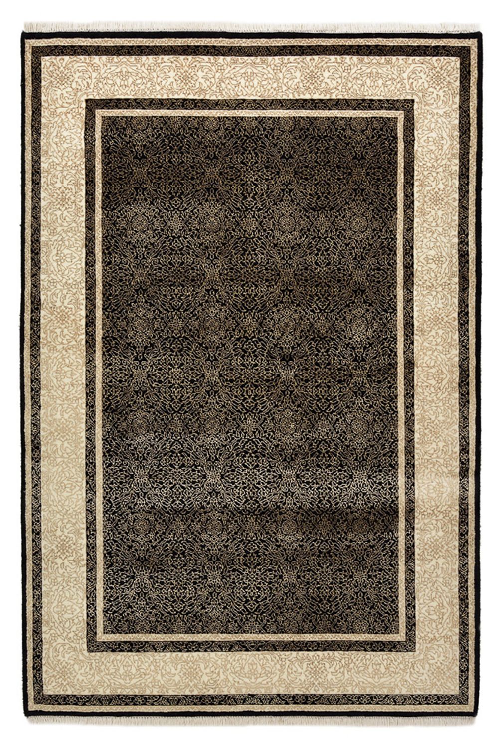 Designermatta - 181 x 123 cm - mörk beige