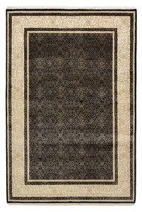 Designermatta - 181 x 123 cm - mörk beige