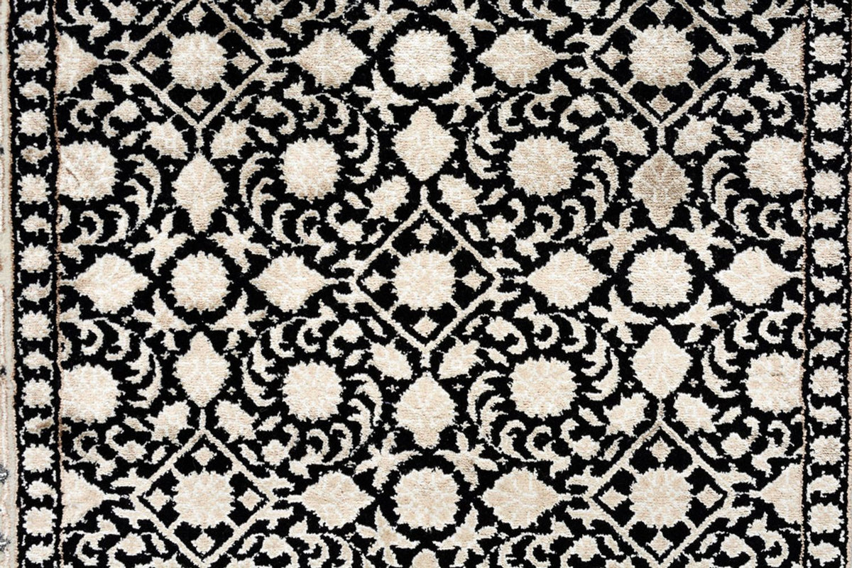 Runner Orientaliska mattor - Bijar - Indus - 241 x 84 cm - mörk beige