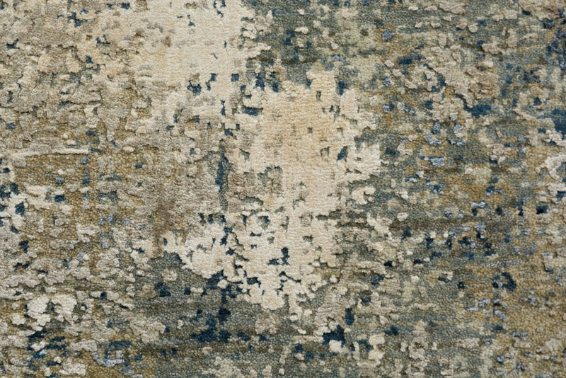 Designermatta runt  - 201 x 199 cm - sand