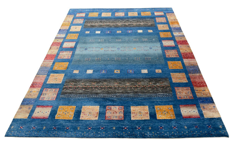 Gabbeh-mattan - Loribaft Indus - 240 x 175 cm - flerfärgad
