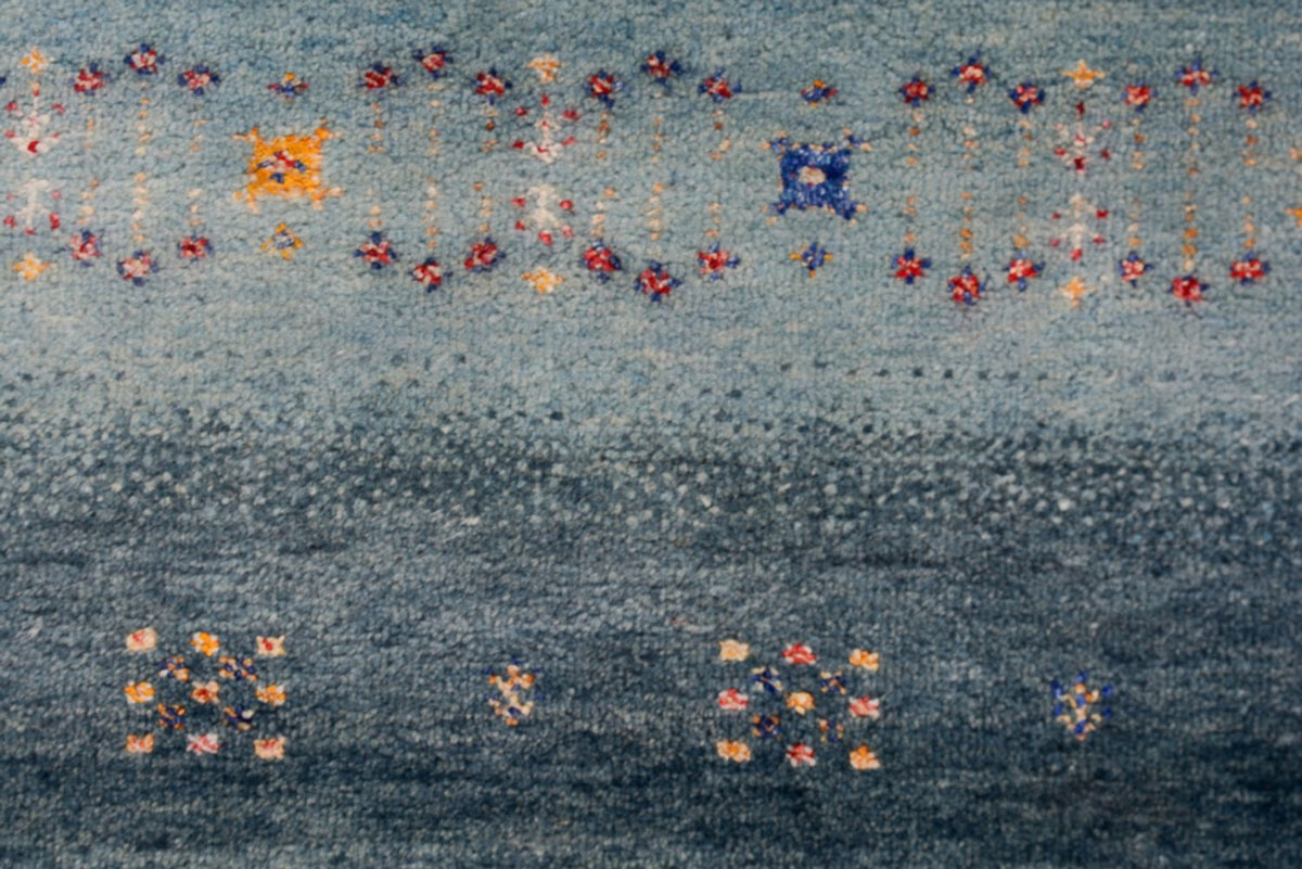 Gabbeh-mattan - Loribaft Indus - 240 x 175 cm - flerfärgad